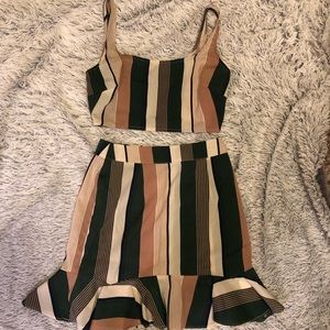 2 piece skirt and top